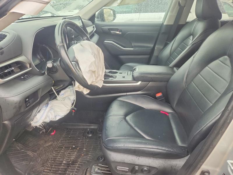 2021 Toyota Highlander VIN 5TDGBRCH1MS534044 COPART salvage auction — FRONT END, Pa - Certificate Of Salvage, sold $1,100 on 2026-07-28 (photo 7)
