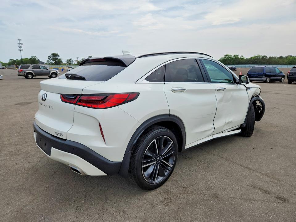 2023 Infiniti Qx55 VIN 3PCAJ5KR9PF106260 COPART salvage auction — FRONT END, NY - MV-907A SALVAGE CERTIFICATE, sold $8,400 on 2026-07-20 (photo 3)