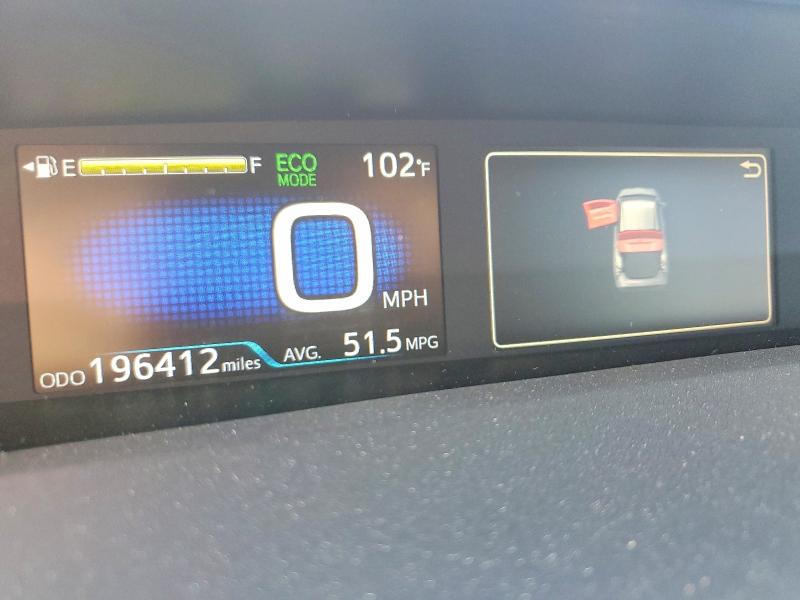 2016 Toyota Prius VIN JTDKARFU6G3024106 COPART salvage auction — FRONT END, Ca - Salvage Certificate, sold $2,350 on 2026-07-06 (photo 9)