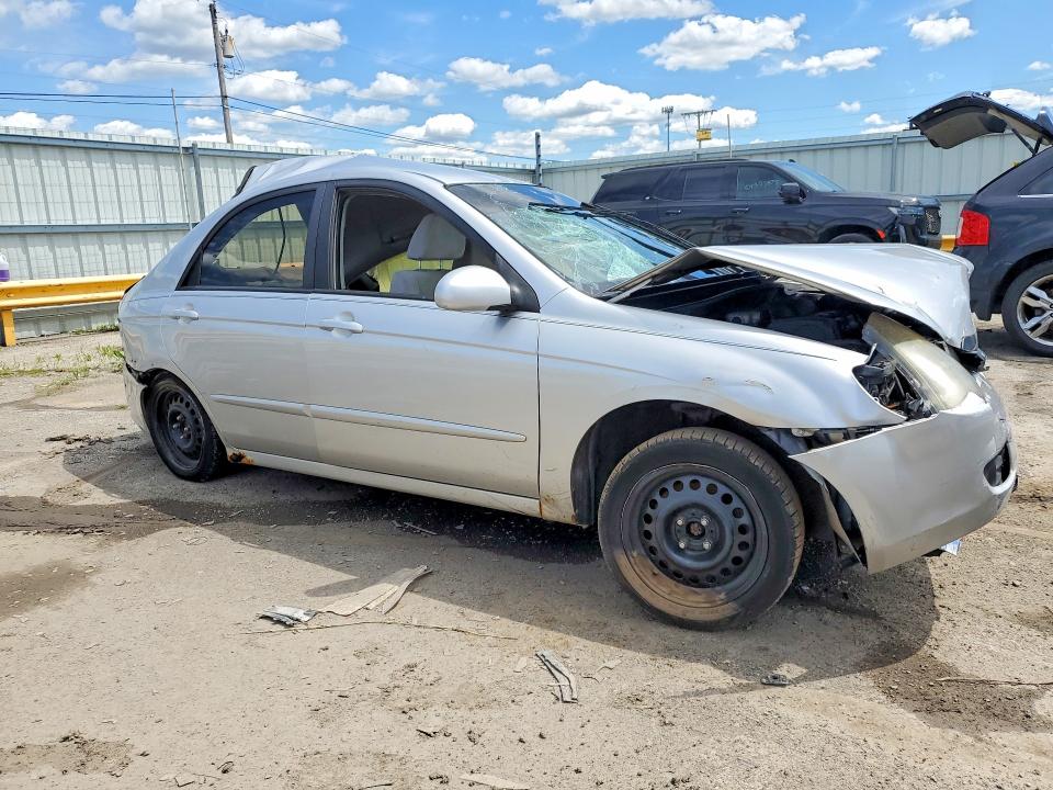 2009 Kia VIN KNAFE221595646063 COPART salvage auction — ALL OVER, In - Cert Of Title-Salvage Title, sold $250 on 2026-07-06 (photo 4)