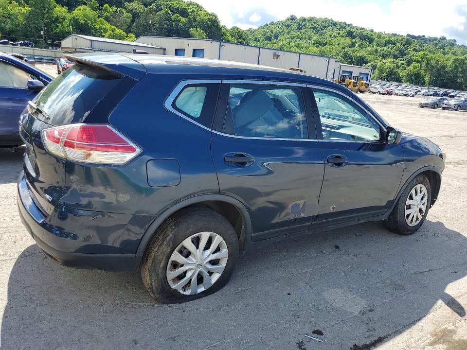 2016 Nissan Rogue sport VIN JN8AT2MVXGW150657 COPART salvage auction — FRONT END, Pa - Cert Of Title, sold $550 on 2026-07-23 (photo 3)