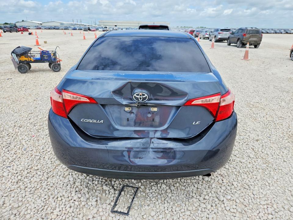 2018 Toyota VIN 5YFBURHE7JP772598 COPART salvage auction — REAR END, Tx - Salvage Vehicle Title, sold $4,500 on 2026-07-16 (photo 6)