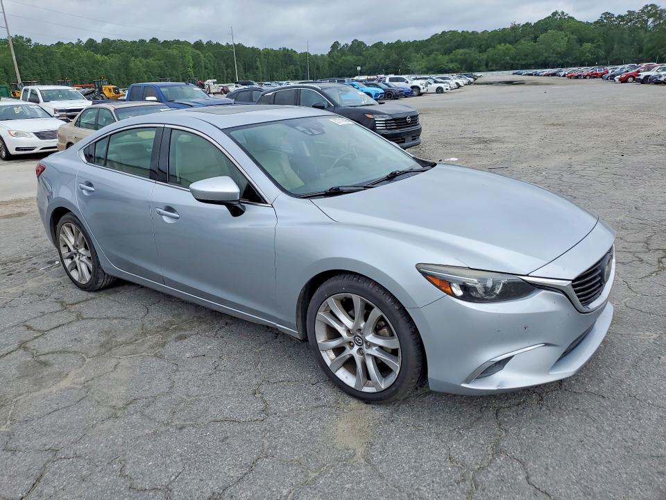 2016 Mazda 6 VIN JM1GJ1W51G1435330 COPART salvage auction — SIDE, GA - CERT OF TITLE-SALVAGE, sold $1,900 on 2026-07-27 (photo 4)