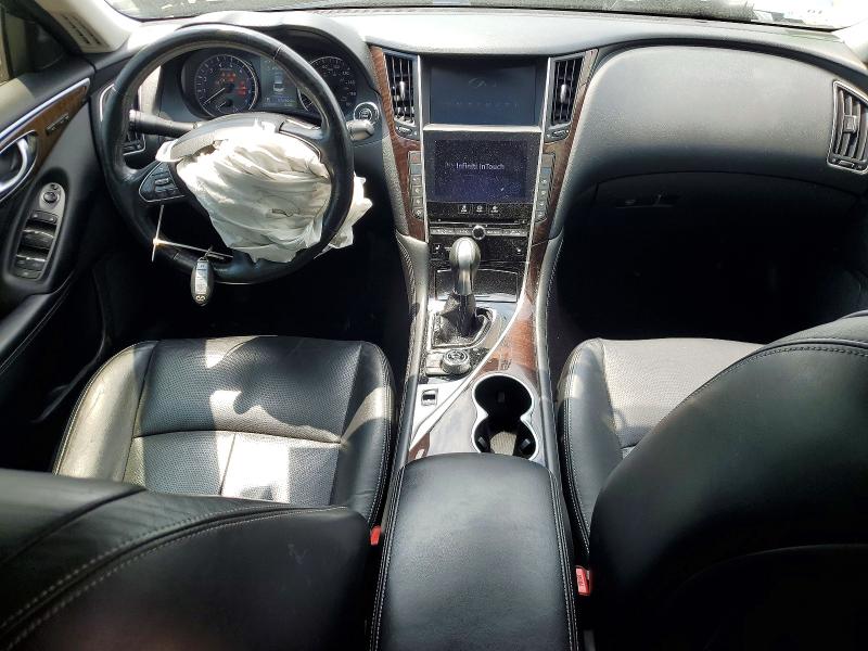 2014 Infiniti Q50 VIN JN1BV7AR5EM682635 COPART salvage auction — FRONT END, Ny - Mv-907A Salvage Certificate, sold $400 on 2026-07-15 (photo 8)