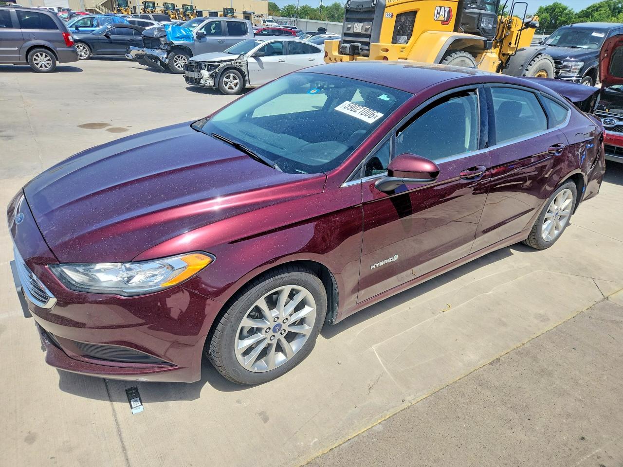 2017 Ford Fusion VIN 3FA6P0LU6HR277967 COPART salvage auction — Rear End, TX - SALVAGE VEHICLE TITLE, sold $1,850 on 2026-07-09 (photo 1)