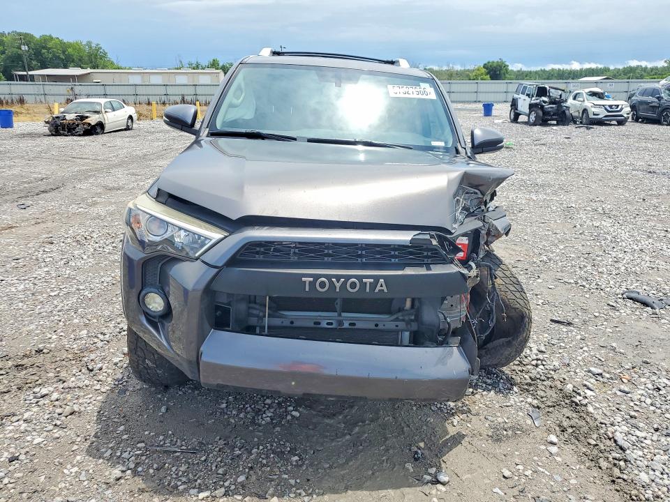 2018 Toyota 4runner VIN JTEBU5JRXJ5497310 COPART salvage auction — FRONT END, FL - CERTIFICATE OF DESTRUCTION, sold $6,600 on 2026-07-02 (photo 5)