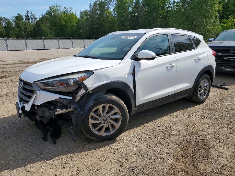 2016 Hyundai Tucson VIN KM8J3CA42GU185889 COPART salvage auction — FRONT END, On - Permit Salvage, sold $4,000 on 2026-07-16 (photo 1)
