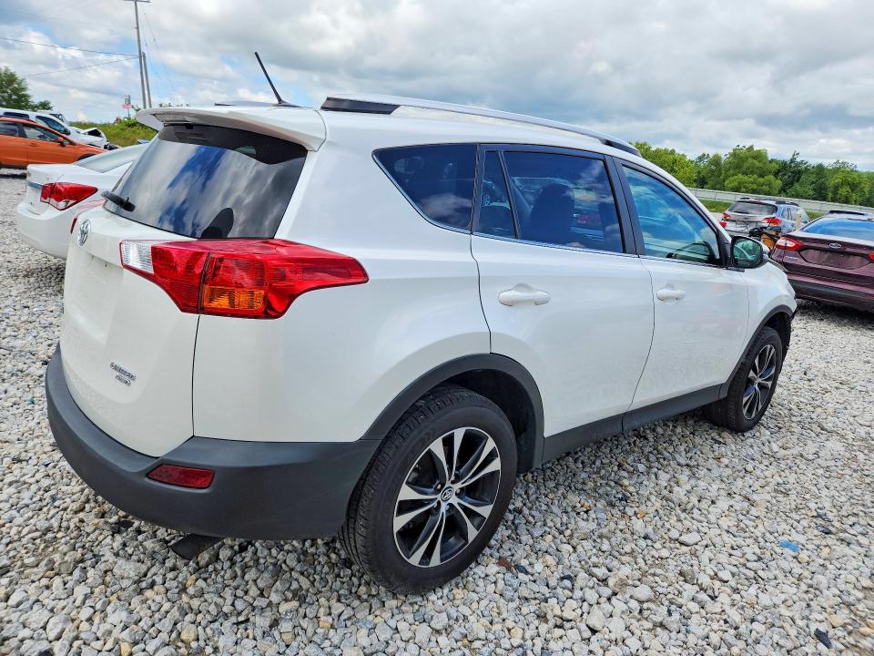 2015 Toyota Rav 4 VIN 2T3DFREV7FW261154 COPART salvage auction — FRONT END, Mi - Certificate Of Title, sold $7,800 on 2026-07-02 (photo 3)
