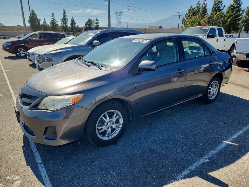 2011 Toyota Corolla VIN JTDBU4EE8BJ090598 COPART salvage auction — REAR END, Ca - Salvage Certificate, sold $475 on 2026-07-28 (photo 1)