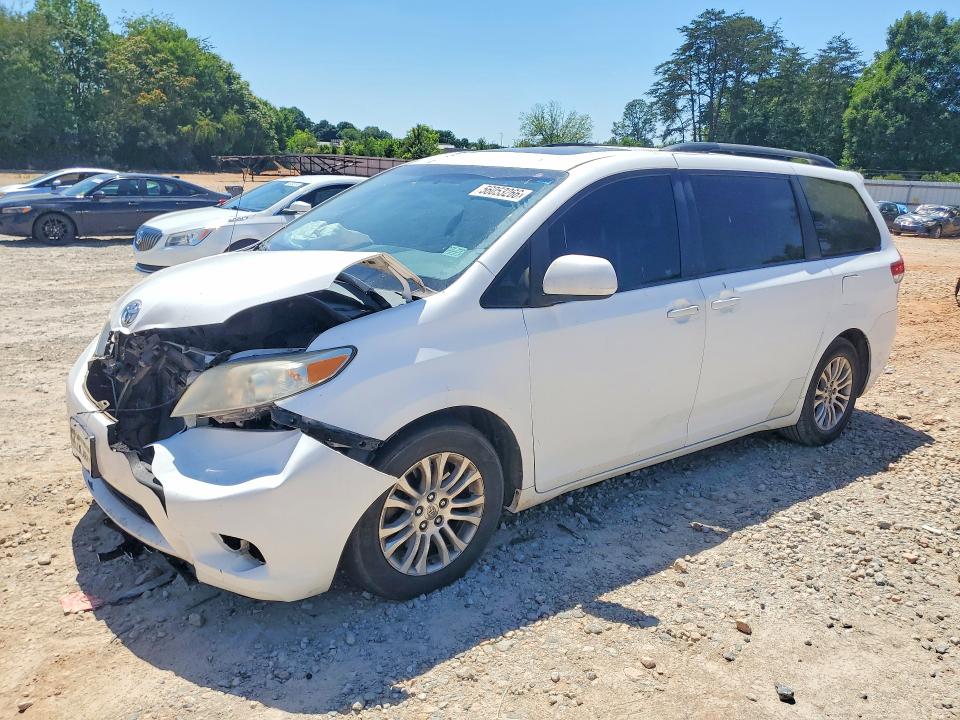 2012 Toyota VIN 5TDYK3DC1CS191965 COPART salvage auction — FRONT END, NC - SALVAGE CERTIFICATE OF TITLE, sold $175 on 2026-07-27 (photo 1)