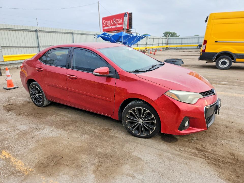 2014 Toyota Corolla VIN 5YFBURHE0EP023986 COPART salvage auction — HAIL, Ks - Cert Of Title-Salvage, sold $2,700 on 2026-07-08 (photo 4)