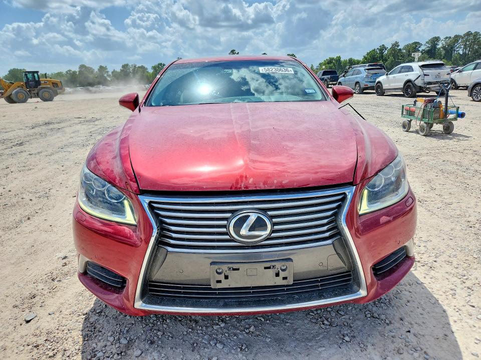 2014 Lexus Ls VIN JTHBL5EFXE5125462 COPART salvage auction — REAR END, Tx - Salvage Vehicle Title, sold $5,000 on 2026-07-10 (photo 5)