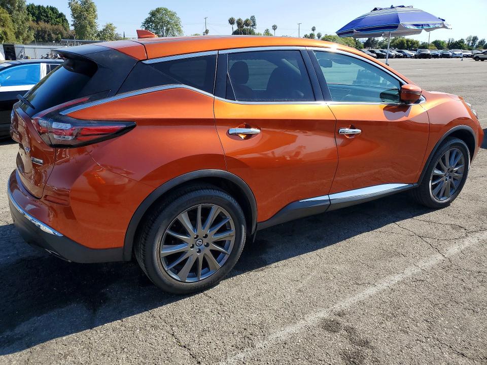 2021 Nissan Murano VIN 5N1AZ2BJ5MC111302 COPART salvage auction — MINOR DENT/SCRATCHES, FL - CERTIFICATE OF TITLE (P), sold $9,000 on 2026-07-31 (photo 3)