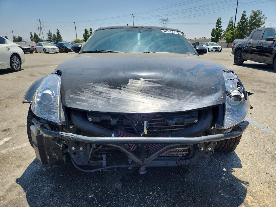 2007 Nissan 350z VIN JN1BZ34DX7M504042 COPART salvage auction — ALL OVER, Ca - Salvage Certificate, sold $3,050 on 2026-07-30 (photo 5)