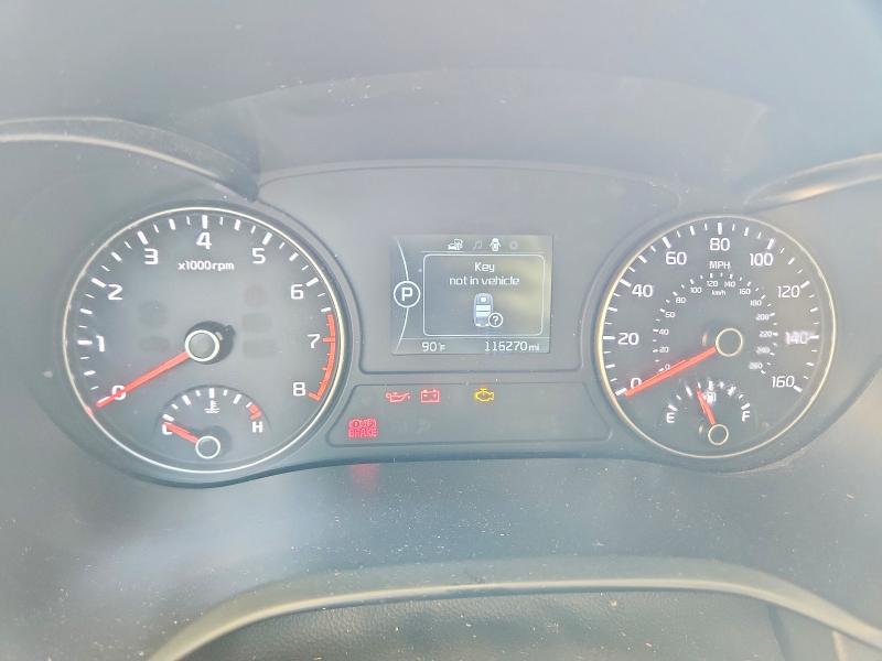 2017 Kia Optima VIN 5XXGT4L13HG169554 COPART salvage auction — NORMAL WEAR, GA - CERTIFICATE OF TITLE, sold $125 on 2026-07-23 (photo 9)