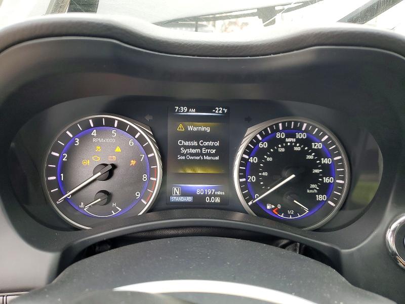 2014 Infiniti Q50 VIN JN1BV7AP0EM673467 COPART salvage auction — FRONT END, Ca - Salvage Certificate, sold $725 on 2026-07-20 (photo 9)