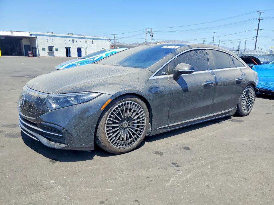 2024 Mercedes-benz Eqs VIN W1KCG4EB1RA046105 COPART salvage auction — REAR END, Ca - Salvage Certificate, sold $25,750 on 2026-07-20 (photo 1)
