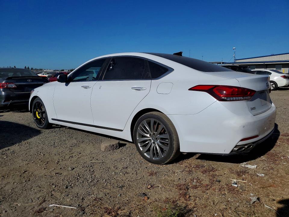 2015 Hyundai Genesis VIN KMHGN4JFXFU019226 COPART salvage auction — FRONT END, Ca - Dis/Dlr/Exp Only Clean Title, sold $15 on 2026-07-21 (photo 2)