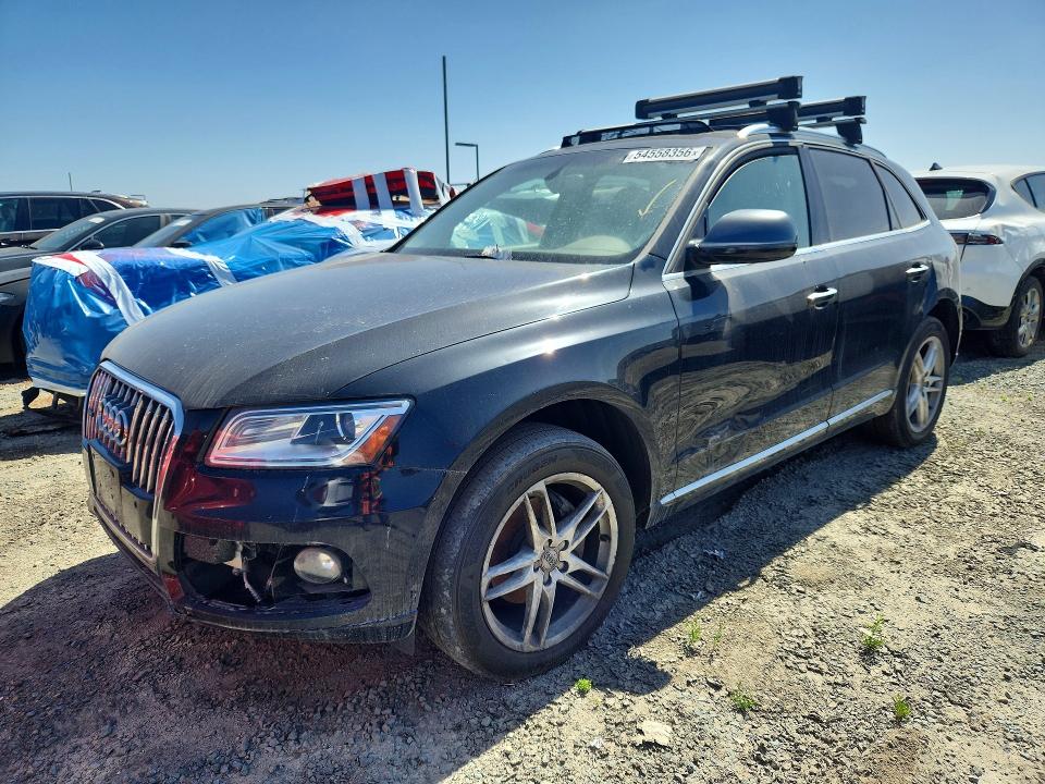 2017 Audi Q5 VIN WA1L2AFP5HA008886 COPART salvage auction — FRONT END, Ca - Dis/Dlr/Exp Only Clean Title, sold $3,100 on 2026-07-31 (photo 1)