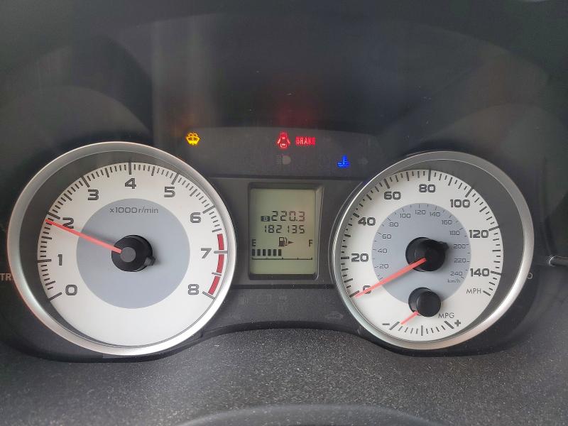 2012 Subaru Impreza VIN JF1GPAL65CG214399 COPART salvage auction — SIDE, OH - CERT OF TITLE-SALVAGE, sold $300 on 2026-07-24 (photo 9)