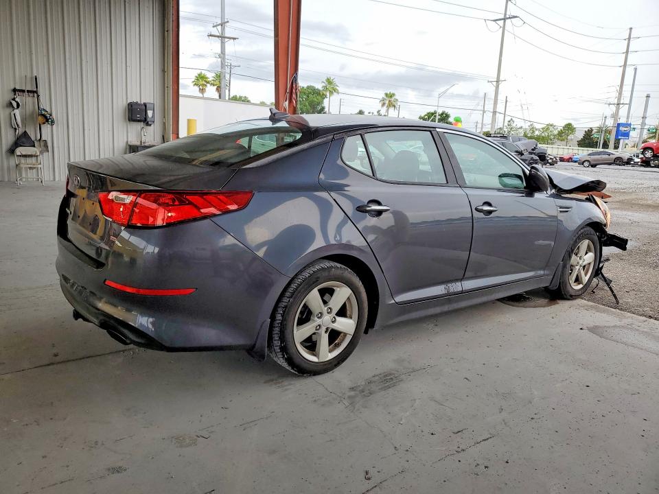 2015 Kia Optima VIN KNAGM4A76F5632452 COPART salvage auction — FRONT END, Fl - Cert Of Title Slvg Rebuildable, sold $375 on 2026-07-31 (photo 3)