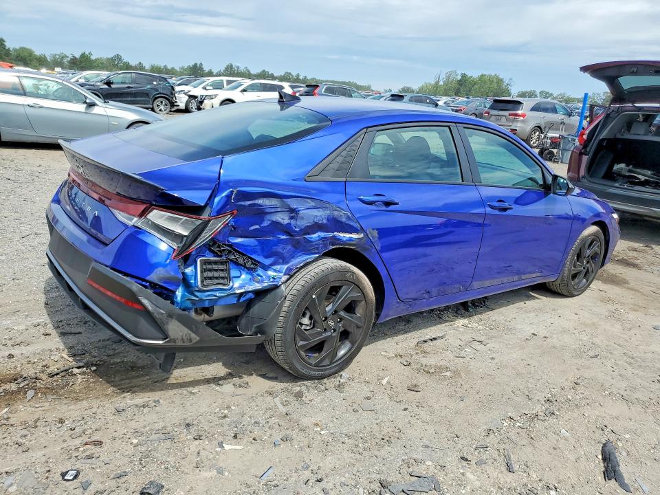 2026 Hyundai Elantra VIN KMHLM4DGXTU108232 COPART salvage auction — REAR END, Va - Cert Of Title - Salvage, sold $6,900 on 2026-07-29 (photo 3)