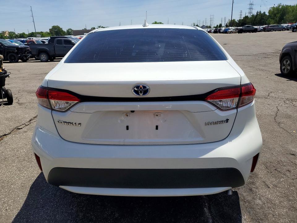 2020 Toyota Corolla VIN JTDEBRBE1LJ005462 COPART salvage auction — HAIL, Co - Certificate Of Title, sold $8,500 on 2026-08-25 (photo 6)