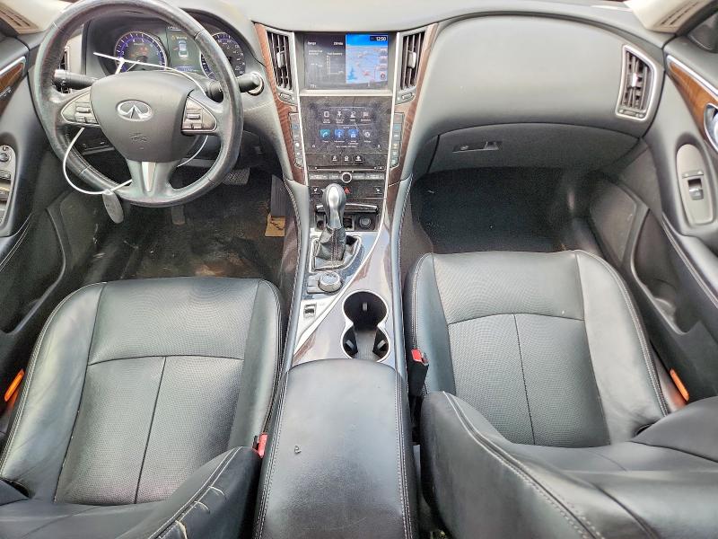 2015 Infiniti Q50 VIN JN1BV7AR5FM407591 COPART salvage auction — WATER/FLOOD, TX - SALVAGE TITLE-FLOOD DAMAGE (P), sold $775 on 2026-07-17 (photo 8)