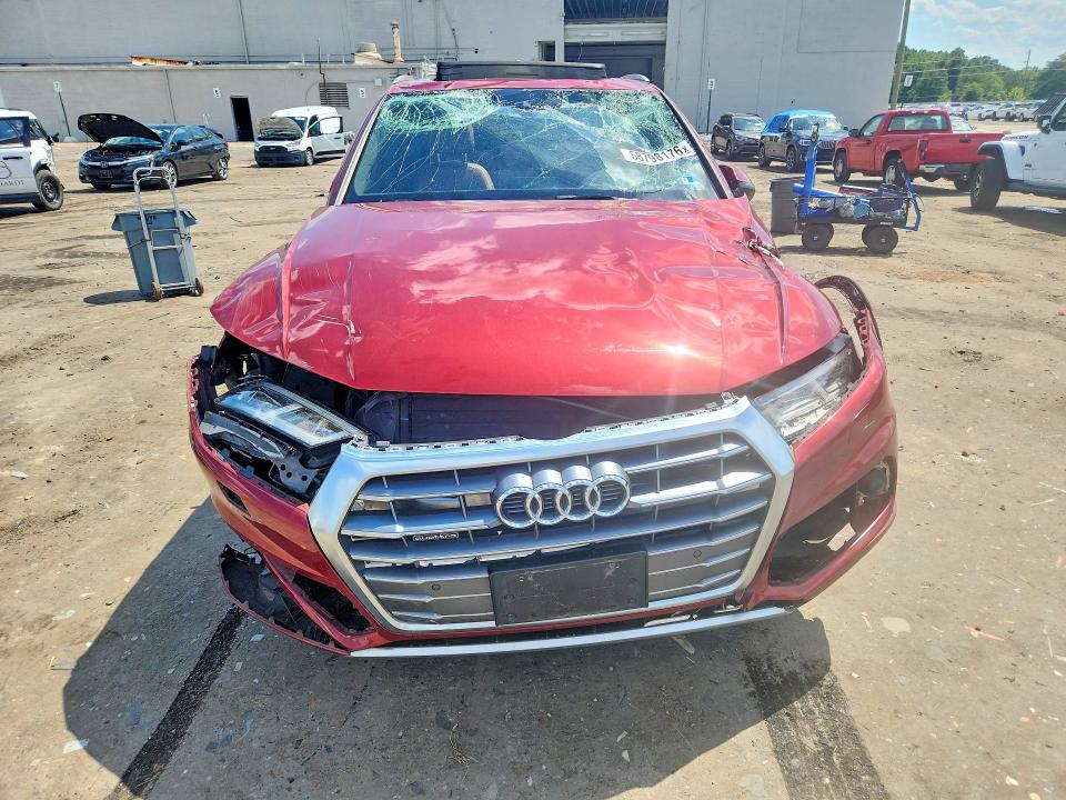 2020 Audi Q5 VIN WA1BNAFY9L2095626 COPART salvage auction — ALL OVER, VA - CERT OF TITLE - SALVAGE, sold $925 on 2026-07-29 (photo 5)