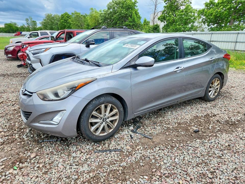 2015 Hyundai Elantra VIN KMHDH4AE4FU223375 COPART salvage auction — SIDE, Ny - Mv-907A Salvage Certificate, sold $875 on 2026-07-13 (photo 1)