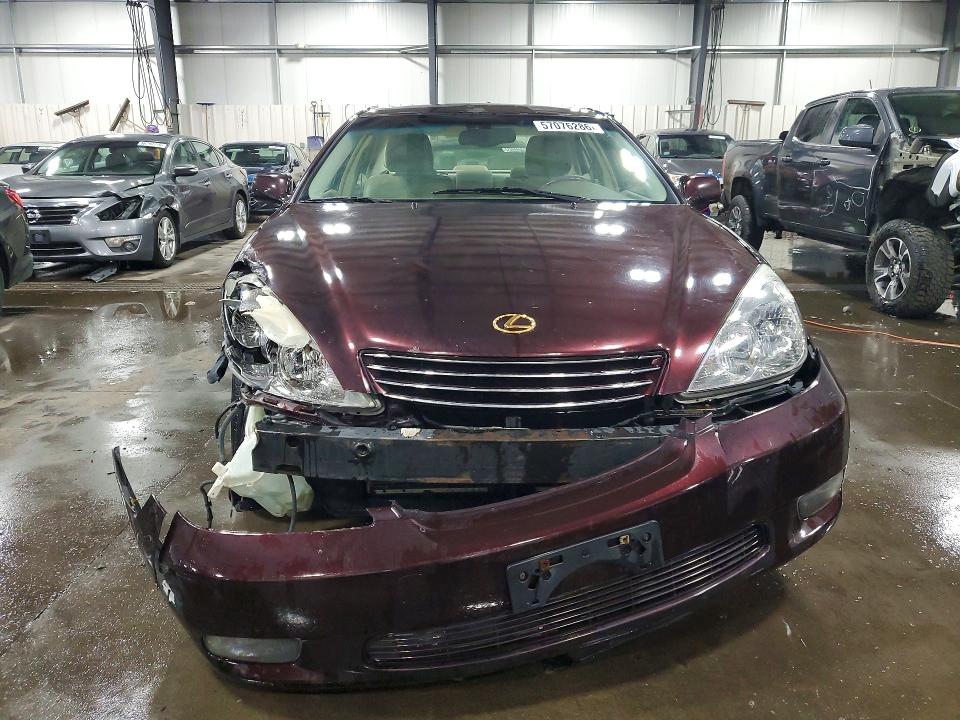 2004 Lexus ES VIN JTHBA30G145021614 COPART salvage auction — FRONT END, Mn - Cert Of Title-Prior Salvage, sold $225 on 2026-07-28 (photo 5)