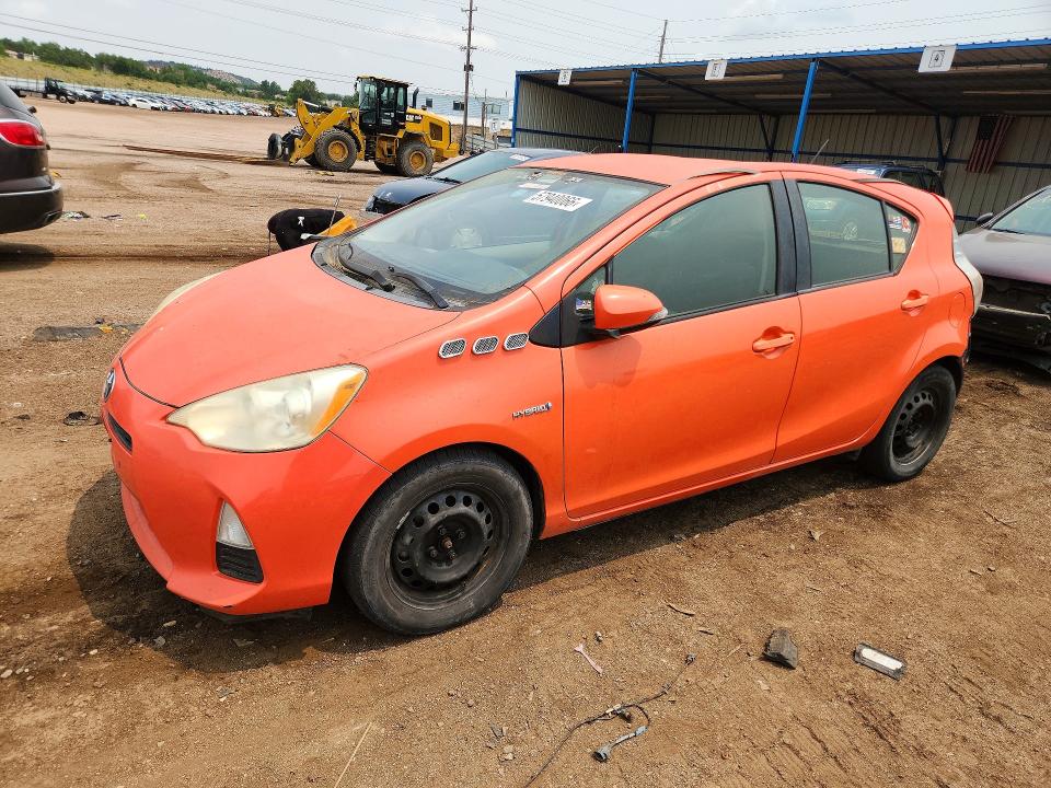 2012 Toyota Prius VIN JTDKDTB37C1029418 COPART salvage auction — REAR END, Co - Salvage Title, sold $275 on 2026-07-13 (photo 1)