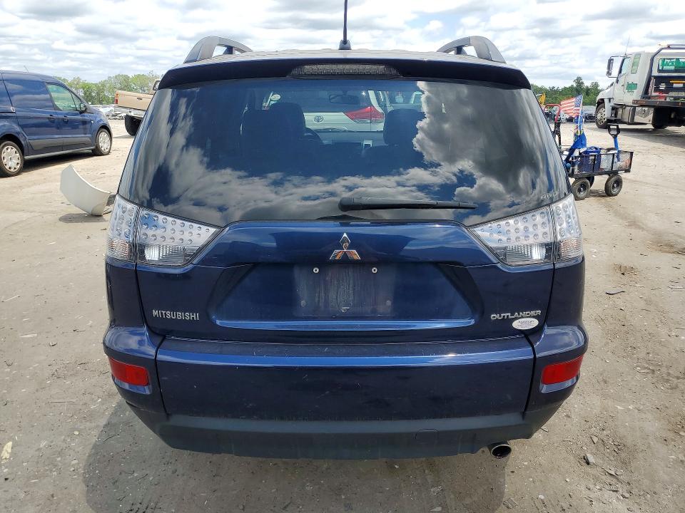2013 Mitsubishi Outlander VIN JA4JT3AW4DU002455 COPART salvage auction — FRONT END, Va - Cert Of Title - Salvage, sold $225 on 2026-07-08 (photo 6)