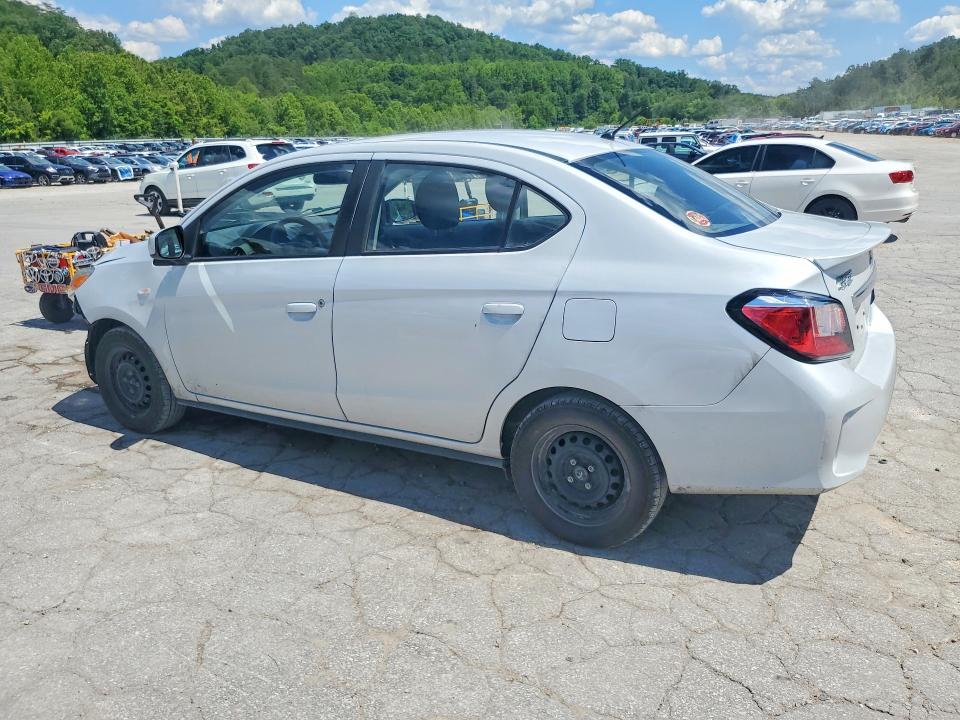 2024 Mitsubishi Mirage VIN ML32FUFJ7RHF03673 COPART salvage auction — FRONT END, Wv - Salvage Certificate, sold $1,300 on 2026-07-30 (photo 2)