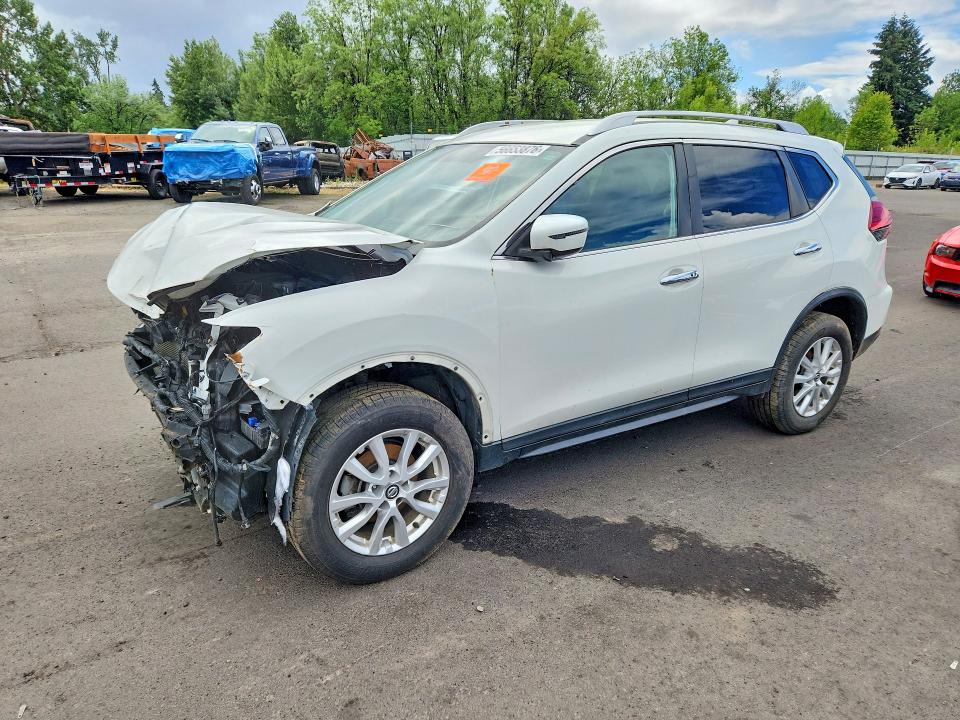 2017 Nissan Rogue VIN KNMAT2MTXHP548294 COPART salvage auction — FRONT END, Or - Salvage Title Certificate, sold $550 on 2026-07-27 (photo 1)
