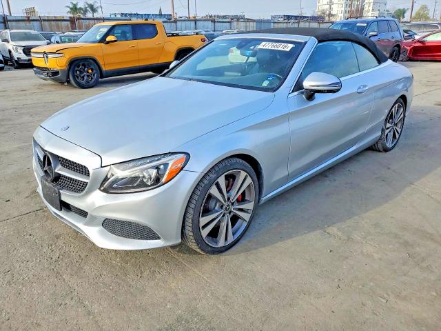 2017 Mercedes-benz C class VIN WDDWK4JBXHF504176 COPART salvage auction — SIDE, Ca - Salvage Certificate, sold $8,300 on 2026-07-06 (photo 1)