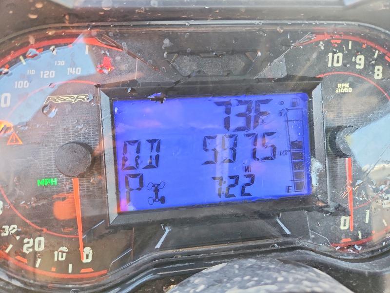 2023 Polaris Rzr VIN 3NSRML2K4PG325797 COPART salvage auction — ROLLOVER, Nm - Cert Of Title-Salvage, sold $12,100 on 2026-08-27 (photo 8)