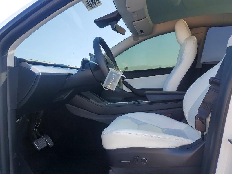 2021 Tesla Model y VIN 5YJYGDEE7MF202643 COPART salvage auction — FRONT END, Ca - Salvage Certificate, sold $8,200 on 2026-07-27 (photo 7)