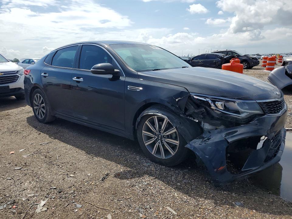2019 Kia Optima VIN 5XXGT4L35KG363950 COPART salvage auction — FRONT END, Tx - Salvage Vehicle Title, sold $1,750 on 2026-07-13 (photo 4)