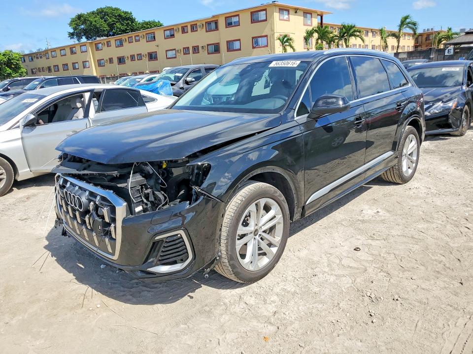 2025 Audi Q7 VIN WA1ACBF74SD012525 COPART salvage auction — FRONT END, Fl - Cert Of Title Slvg Rebuildable, sold $16,700 on 2026-07-28 (photo 1)