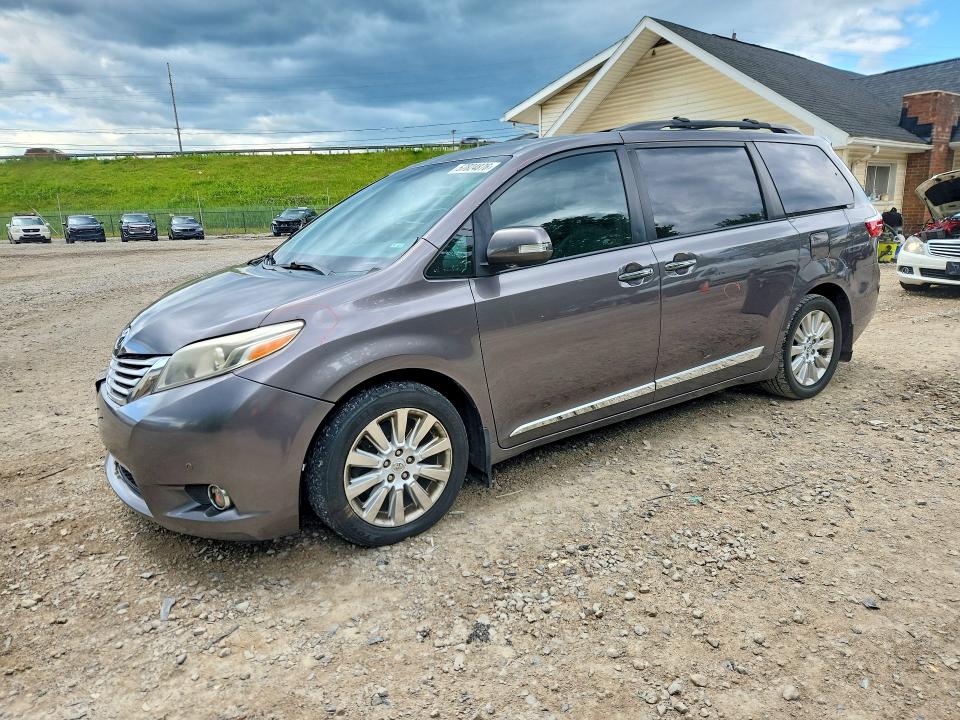 2015 Toyota VIN 5TDYK3DC6FS572960 COPART salvage auction — SIDE, Oh - Cert Of Title-Salvage, sold $4,650 on 2026-07-22 (photo 1)