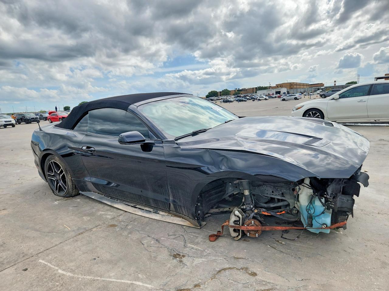 2022 Ford Mustang VIN 1FATP8UH7N5105397 COPART salvage auction — Front End, TX - CERTIFICATE OF TITLE (P), sold $7,100 on 2026-07-09 (photo 4)