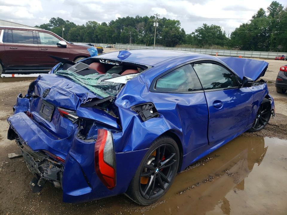 2021 BMW 4er VIN WBA53AP00MCG46037 COPART salvage auction — FRONT END, Ms - Cert Of Title-Salvaged, sold $1,200 on 2026-08-14 (photo 3)