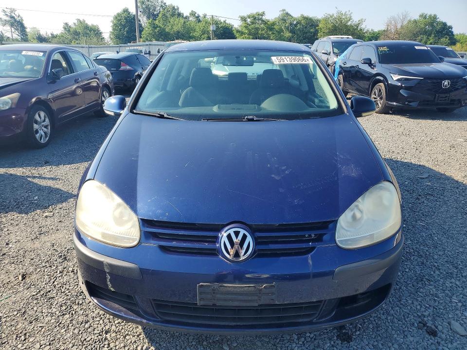 2007 Volkswagen Golf VIN WVWBS71K67W258851 COPART salvage auction — REAR END, Nj - Cert Of Title-Salvage, sold $350 on 2026-07-28 (photo 5)