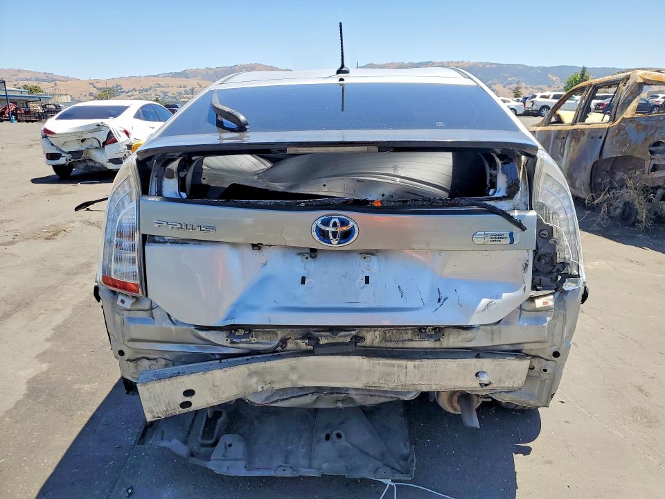 2012 Toyota Prius plug-in VIN JTDKN3DP5C3001442 COPART salvage auction — FRONT END, Ca - Salvage Certificate, sold $1,800 on 2026-07-28 (photo 6)