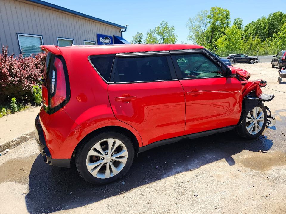2016 Kia VIN KNDJP3A51G7862141 COPART salvage auction — FRONT END, Ky - Bill Of Sale/Part Only/No Titl, sold $475 on 2026-07-23 (photo 3)