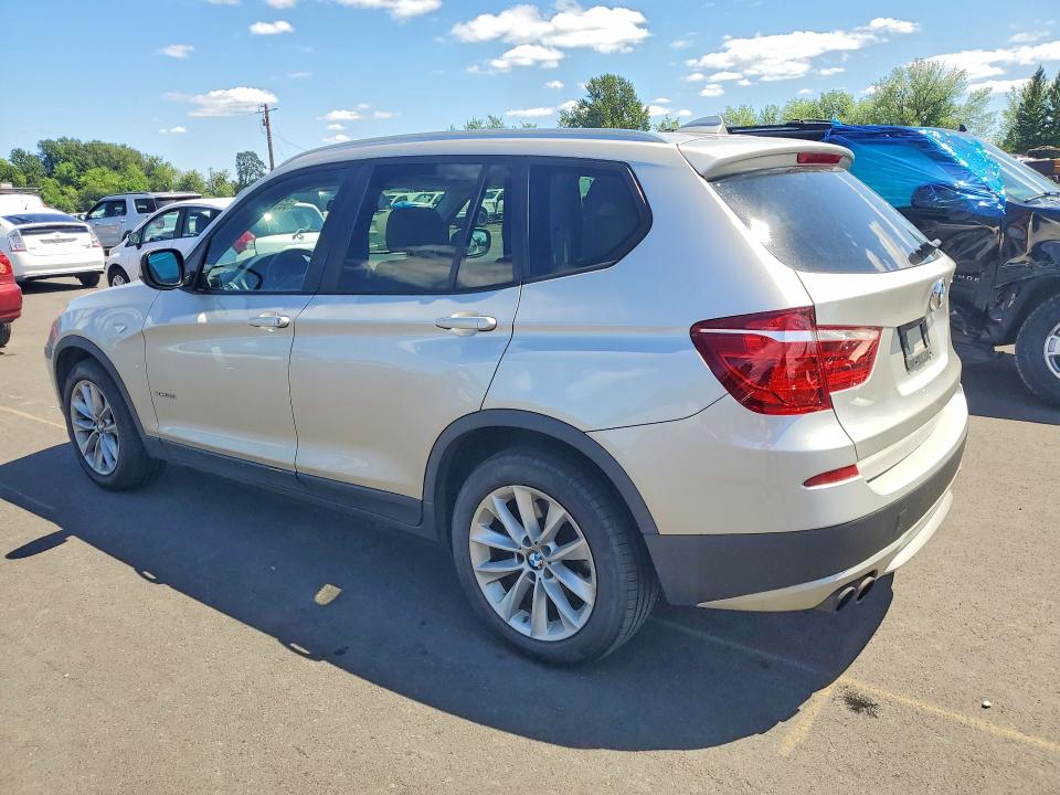 2014 BMW X3 VIN 5UXWX9C52E0D38378 COPART salvage auction — MECHANICAL, Wa - Non Public Clean Title, sold $1,450 on 2026-07-08 (photo 2)