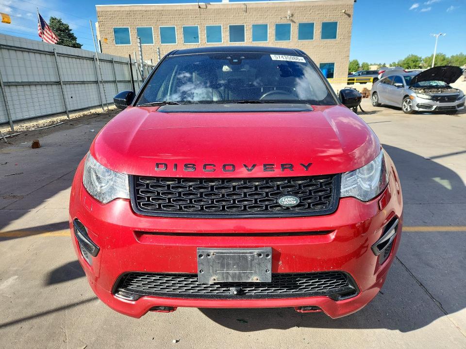 2017 Land rover Discovery VIN SALCR2BG0HH689892 COPART salvage auction — FRONT END, Co - Certificate Of Title, sold $3,050 on 2026-07-08 (photo 5)