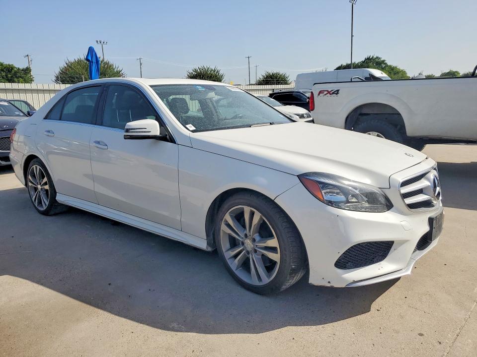 2014 Mercedes-benz E-klasse VIN WDDHF5KB5EA862246 COPART salvage auction — FRONT END, TX - SALVAGE VEHICLE TITLE, sold $1,550 on 2026-07-16 (photo 4)