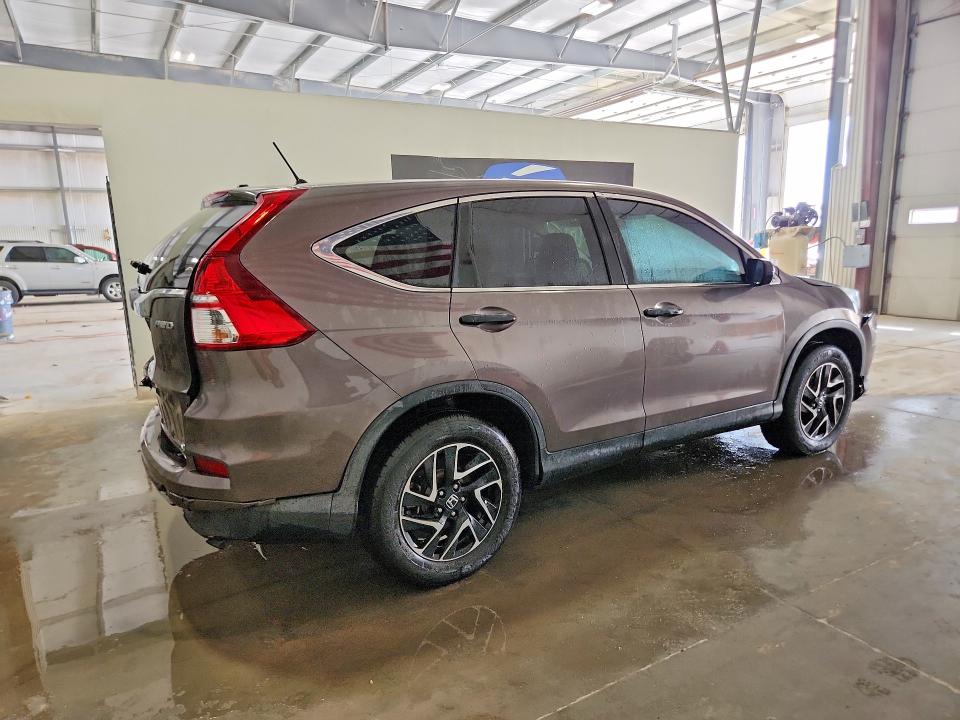 2016 Honda Cr-v VIN 2HKRM4H45GH697771 COPART salvage auction — REAR END, Wv - Certificate Of Title, sold $2,950 on 2026-07-09 (photo 3)